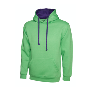 Contrast Hooded Sweatshirt